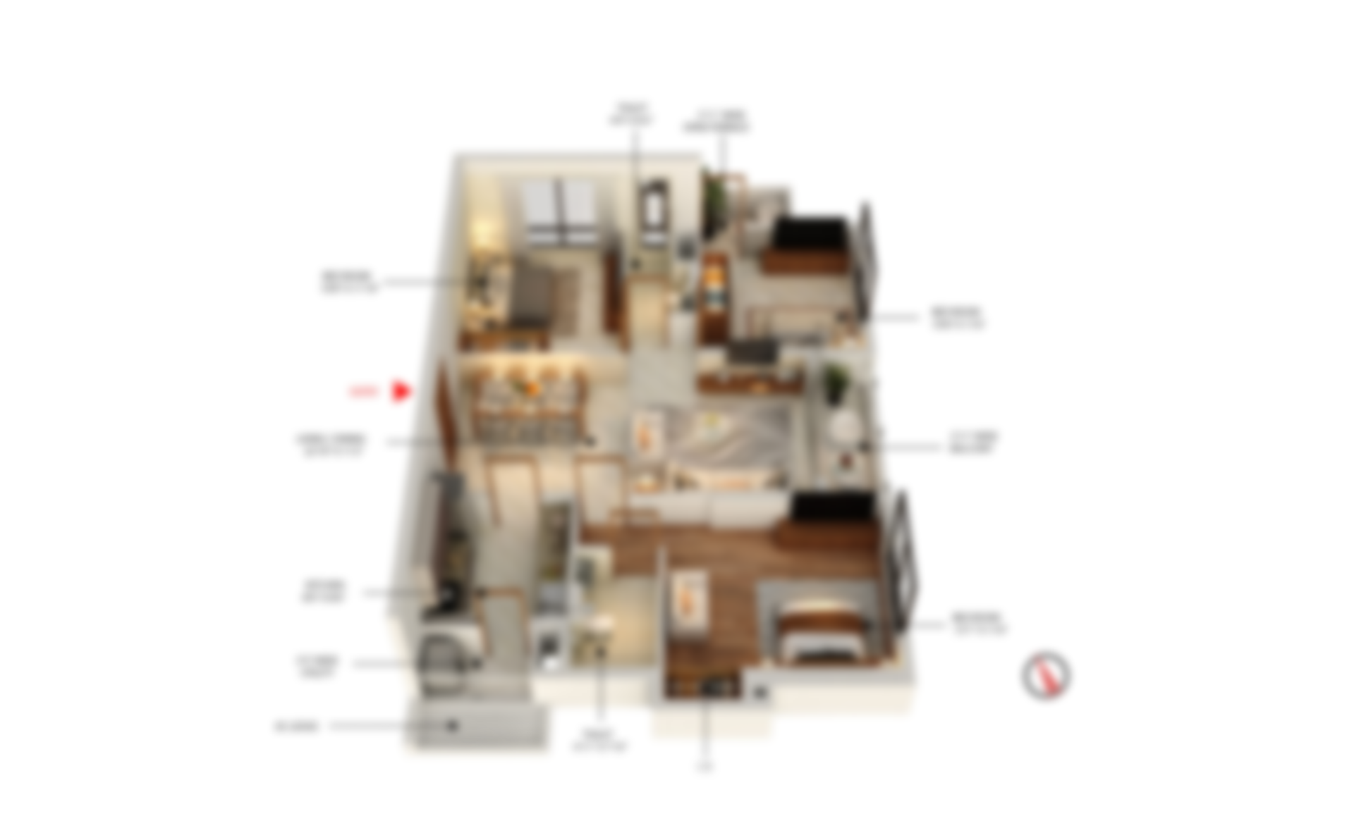 3 BHK Flat C